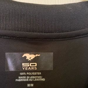 Black Ford Mustang Polo shirt size M